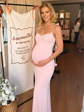 Flowers Spaghetti Straps Baby Shower Maternity Maxi Dress for Maternity