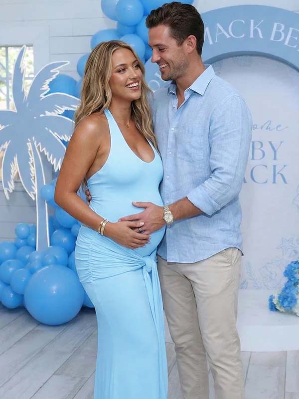 Ruched Bowknot Draped Halter Neck Backless Bodycon Maternity Maxi Dress for Maternity