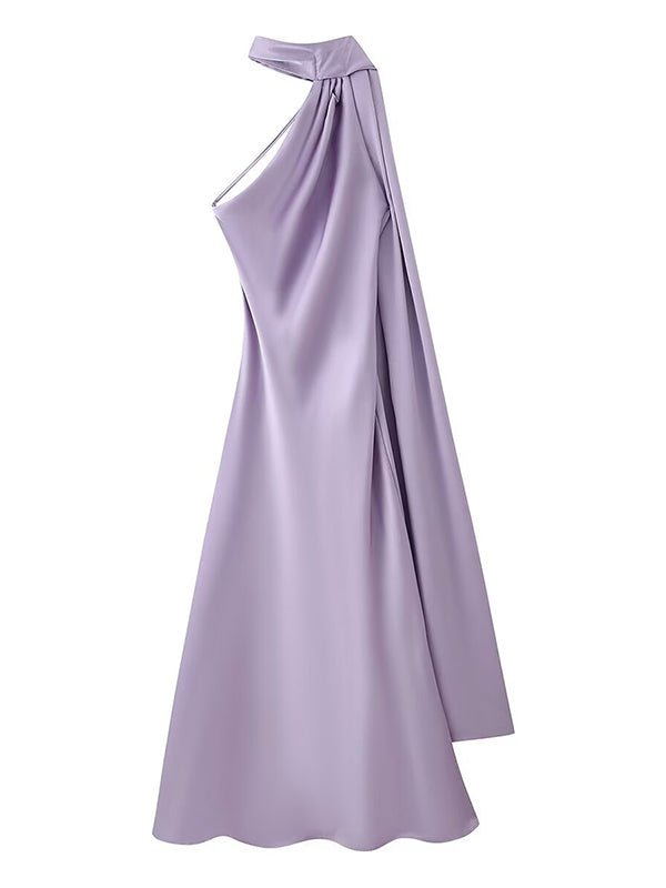 Wrap Halter Neck Backless Bodycon Elegant Maternity Photoshoot Maxi Dress for Maternity
