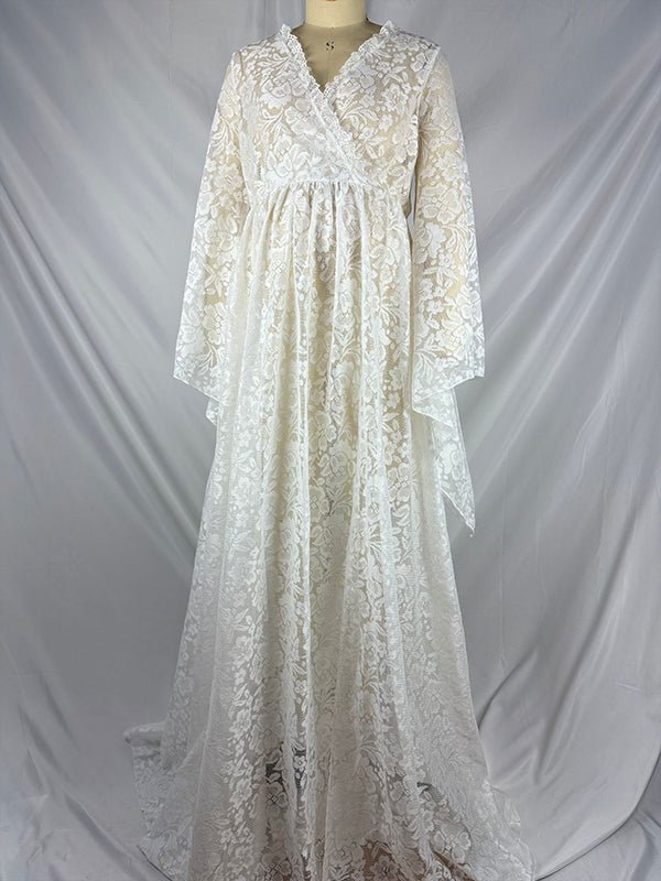 Boho Lace Summer Maternity Dress Perfect For Outdoor Photoshoots for Maternity