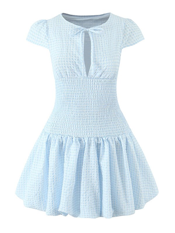 Tartan Maternity Baby Shower Mini Dresses for Maternity