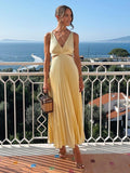 Pleated Cut Out Big Swing Elegant Maternity Maxi Dress for Maternity