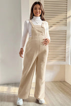 Corduroy Wide Leg Maternity Jumpsuit - Momymoments