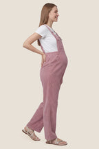 Corduroy Wide Leg Maternity Jumpsuit - Momymoments