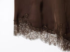Lace Trim Maternity Babydoll Nightdress with Side Slit - Momymoments
