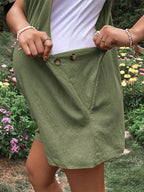 Pockets Buttons Adjusted Daily Casual Fashion Waist Overall Pants Maternity Jumpsuit for Maternity