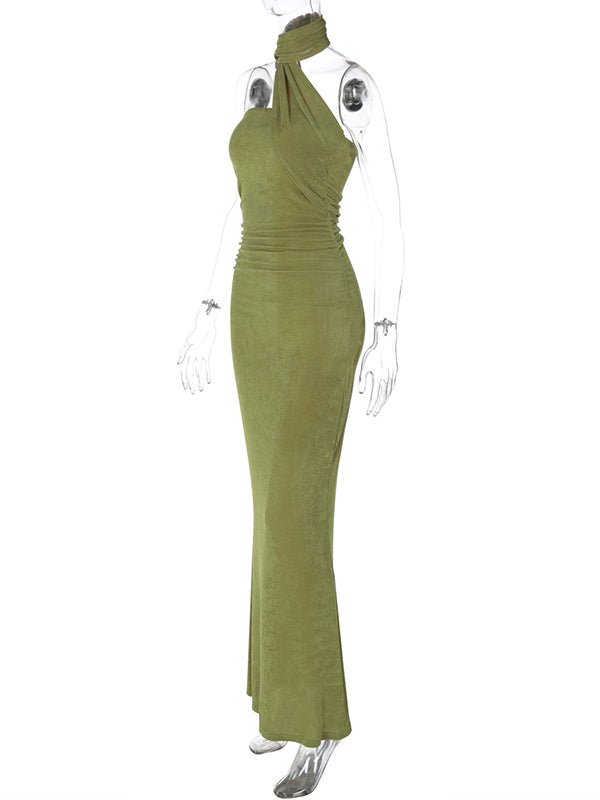 Wrap Draped Ruched Baby Shower Maternity Maxi Dress for Maternity