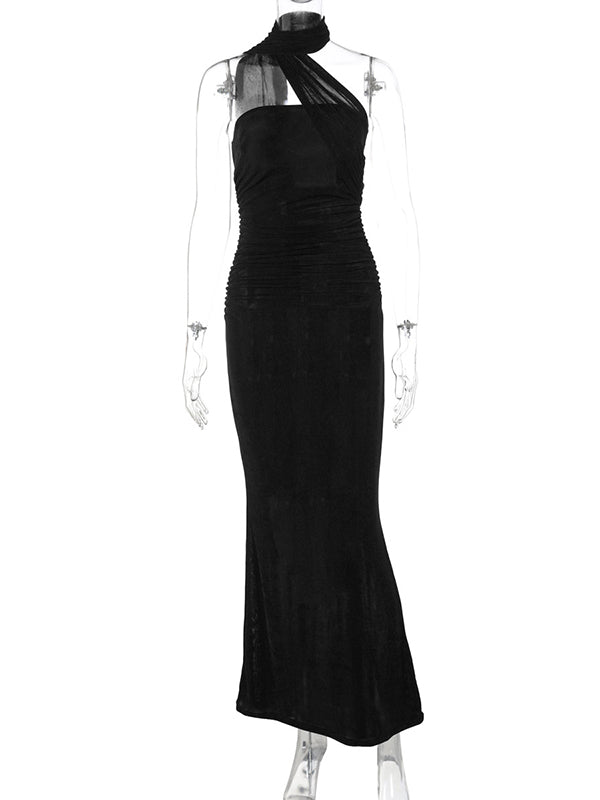 Wrap Draped Ruched Baby Shower Maternity Maxi Dress for Maternity