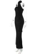 Wrap Draped Ruched Baby Shower Maternity Maxi Dress for Maternity