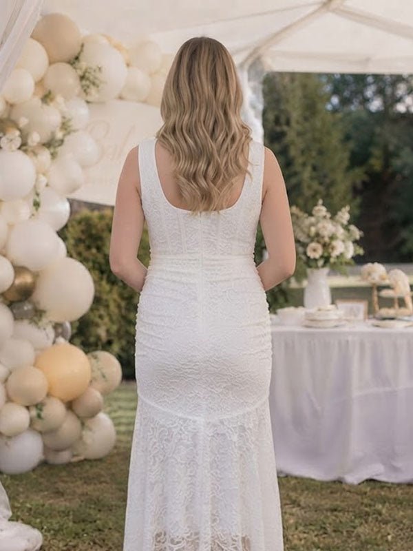 Elegant Beige Ruched Floral Irregular Mermaid Bodycon Maternity Baby Shower Maxi Dress for Maternity